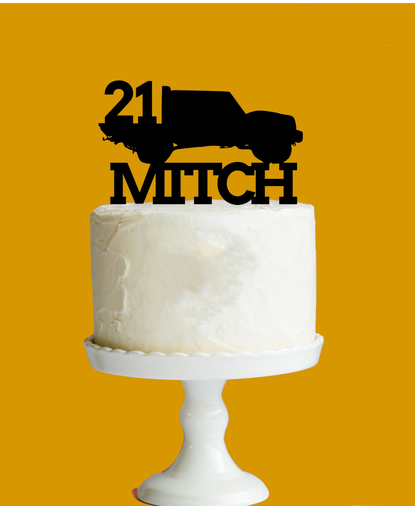 Custom Cake Topper - 1 Colour