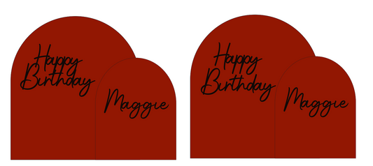 Fropper Set Happy Birthday & Name