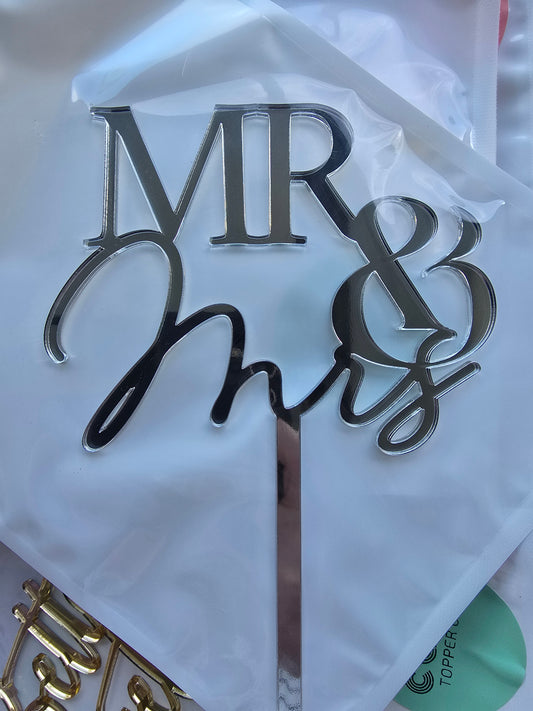 Mr & Mrs - Silver Mirror EXPO SALE