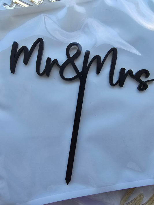 Mr & Mrs - Black EXPO SALE