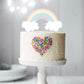 Rainbow Cake Topper or Fropper
