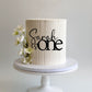 Personalised Name is Age Front Topper