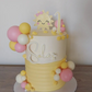 Cute Sun Cake Topper Name and Number Set