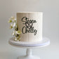 Wedding Engagement Fropper - Personalised Names, Date and Heart
