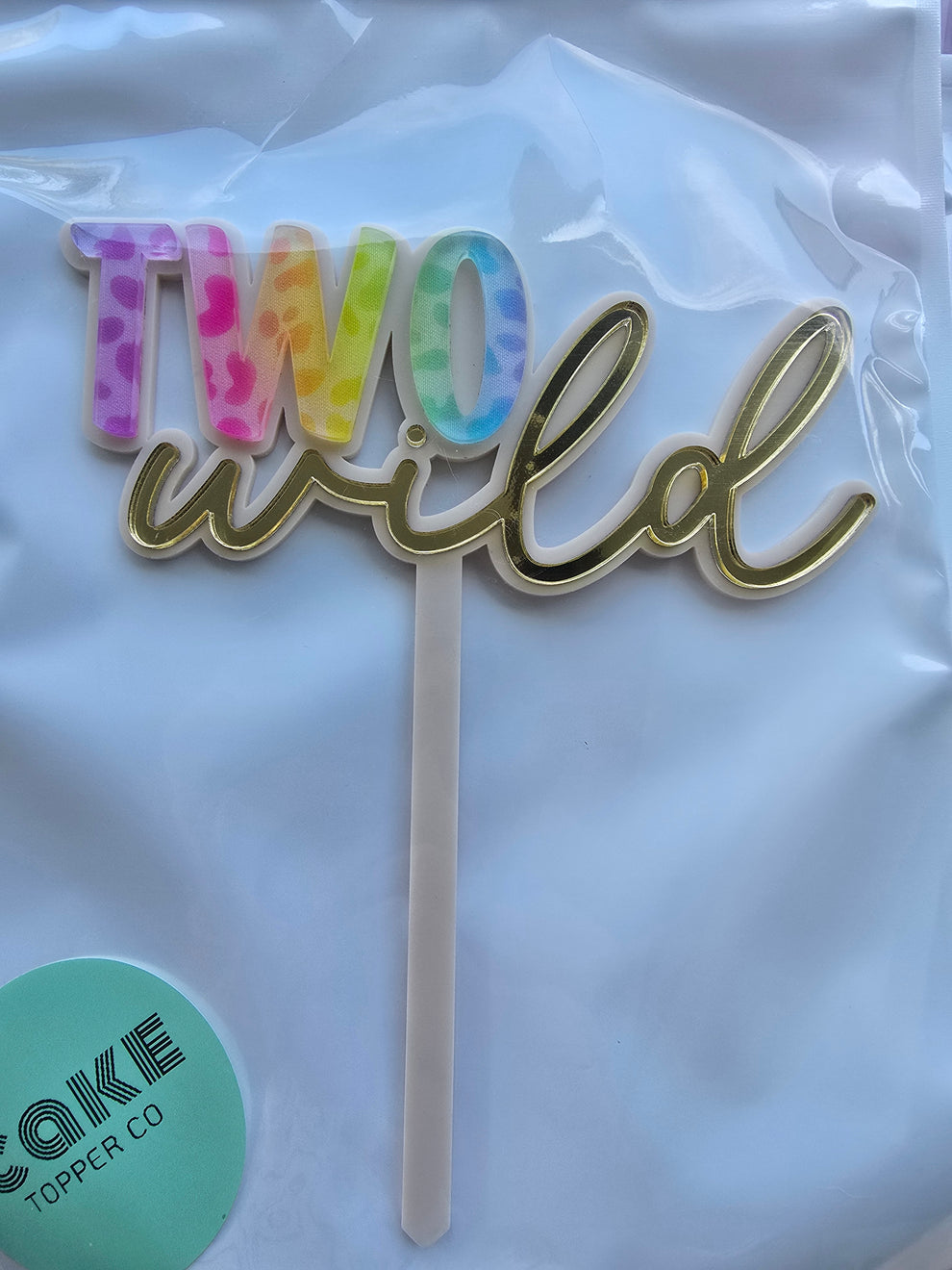 Two Wild Topper #6 CLEARANCE – Cake Topper Co