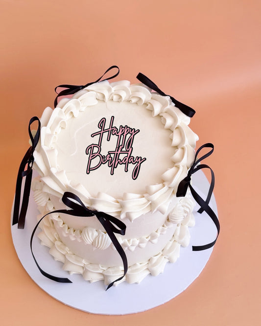 Happy Birthday 2 Layer Charm/Fropper #2