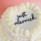 Just Married - Lay Flat Words #5