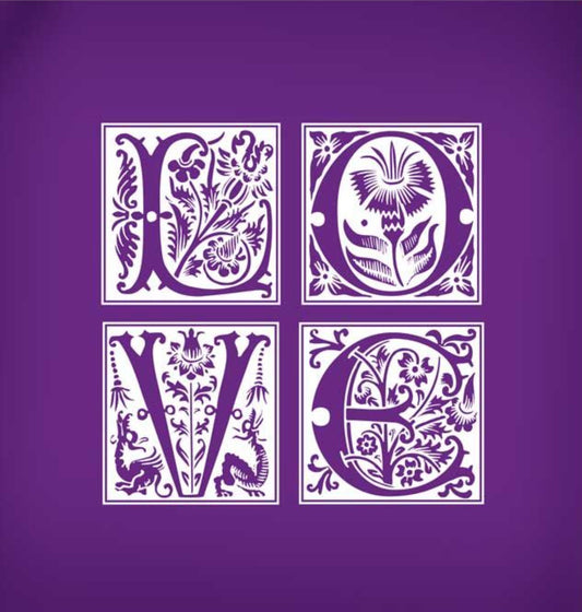 Evil Cake Genuis Love Mesh Stencil Large