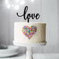 Love Cake Topper
