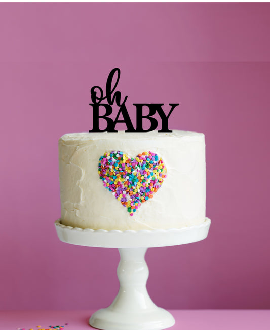 Oh Baby Cake Topper