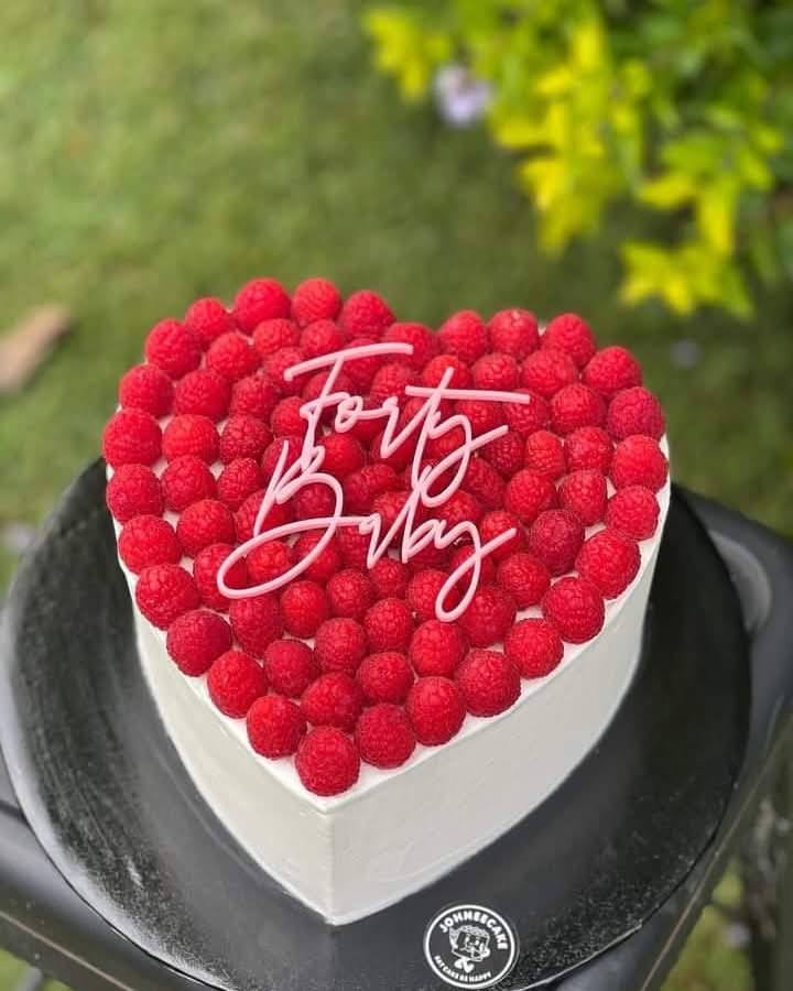 Forty Baby Acrylic Lay Flat Words