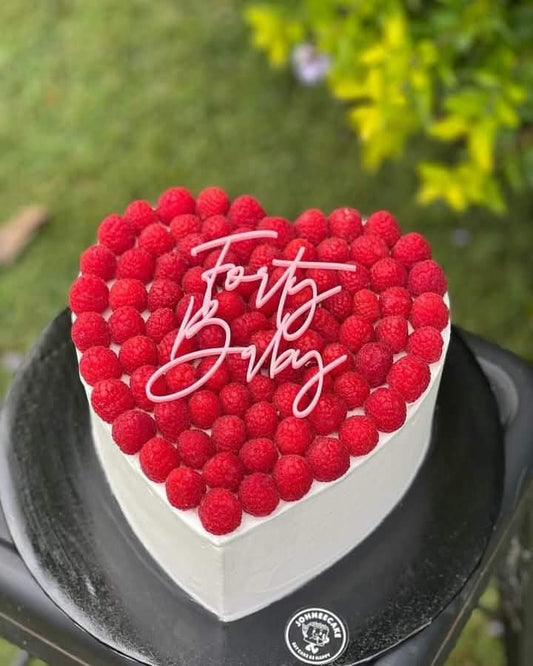 Forty Baby Acrylic Lay Flat Words