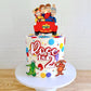 Personalised Double Acrylic Cake Fropper - Name is Age