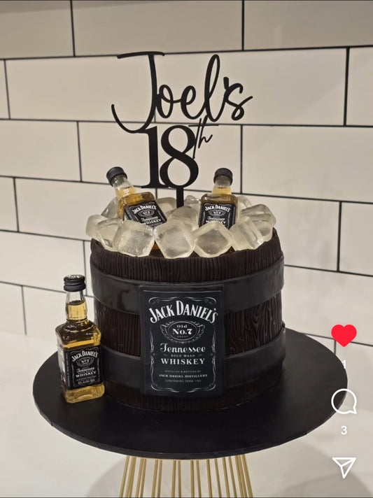 Personalised Name & Age - Cake Topper