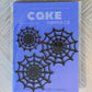 Spiderweb Cake Charm / Cupcake Topper 3 Pack