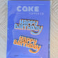 Happy Birthday 10cm Cake Charm - 2 Pack