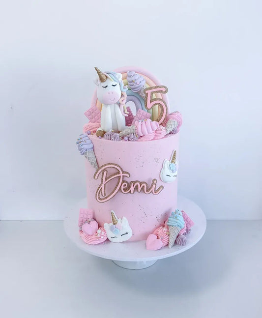 Name and Number Cake Topper & Fropper Set
