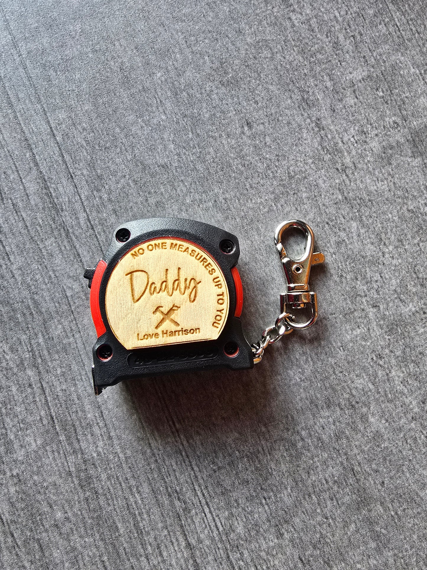 Father's Day Mini Keychain Tape Measure 2m Milwaukee