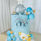 Personalised Name turns Age Front Topper