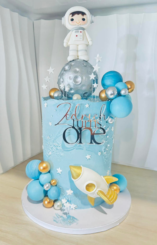 Personalised Name turns Age Front Topper