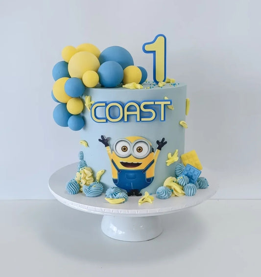 Kids Name and Number Cake Topper Set
