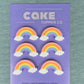 Rainbow Cake / Cupcake Acrylic Charms 6cm wide