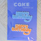 Happy Birthday 10cm Cake Charm - 2 Pack