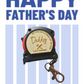 Father's Day Mini Keychain Tape Measure 2m Milwaukee