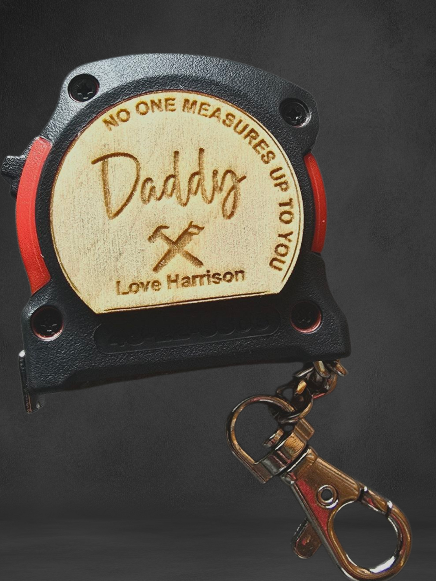 Father's Day Mini Keychain Tape Measure 2m Milwaukee